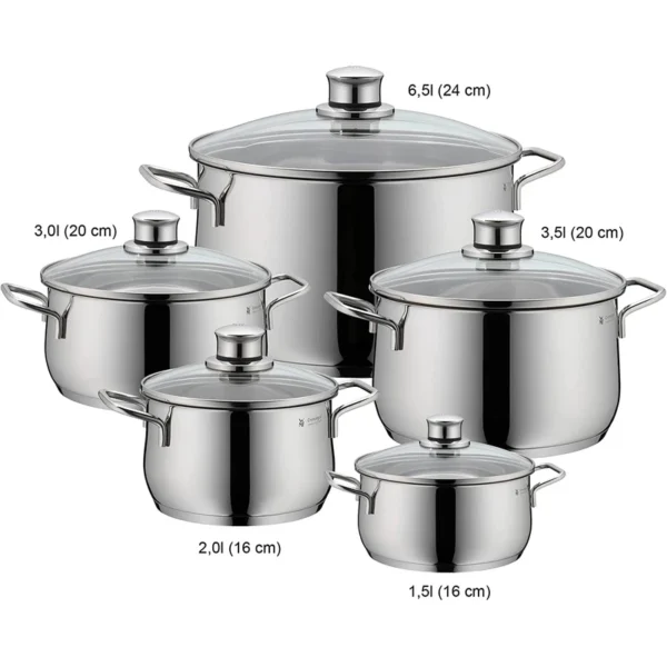 ست قابلمه wmf مدل diadem plus - تصویر 2