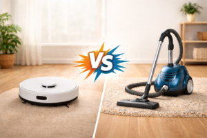 مقایسه جارو رباتیک شیائومی با جاروبرقی معمولی | کدام انتخاب به‌صرفه‌تر است؟